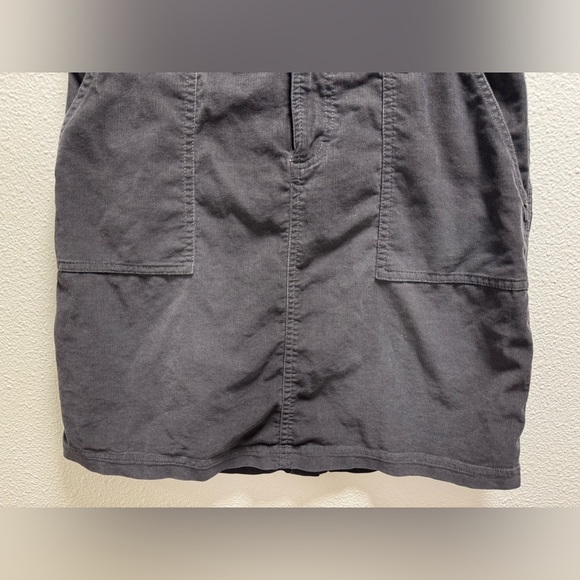 The North Face Nenana Corduroy Skirt Pockets Stretch Gray Women's Medium - Picture 4 of 7